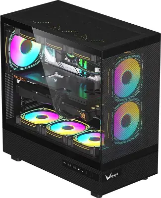 Корпус Formula CRYSTAL Z8 FLOE, черный, ATX, без БП (CRYSTAL Z8 B FLOE)