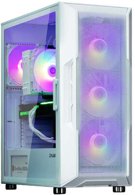 Корпус Zalman i3 NEO ARGB WHITE, белый, ATX, без БП (i3 NEO ARGB WHITE)