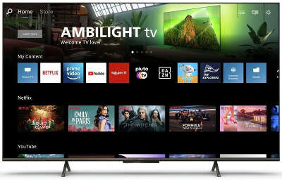 Телевизор 55" Philips 55PUS8108/60 UHD HDMIx3, USBx2 серебристый