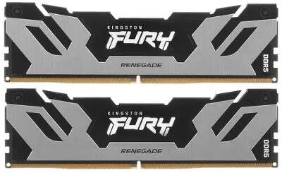 Набор памяти DDR5 DIMM 2x48Gb DDR6400 Kingston FURY Renegade Silver (KF564C32RSK2-96)