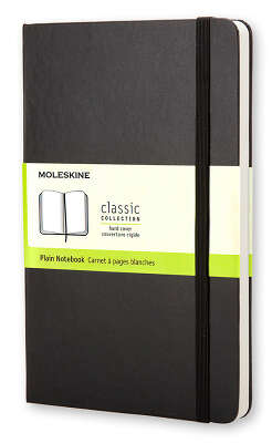 Блокнот Moleskine CLASSIC QP012 Pocket 90x140мм 192стр. нелинованный твердая обложка черный