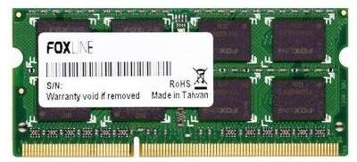 Модуль памяти DDR4 SODIMM 8Gb DDR3200 Foxline (FL3200D4ES22-8G)