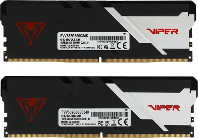 Набор памяти DDR5 DIMM 2x16Gb DDR6800 Patriot Memory Viper Venom Black (PVV532G680C34K)