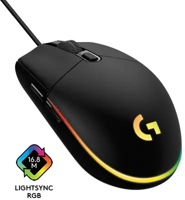 Мышь Logitech G102 LightSync черный оптическая 8000dpi USB 6but (910-005823)