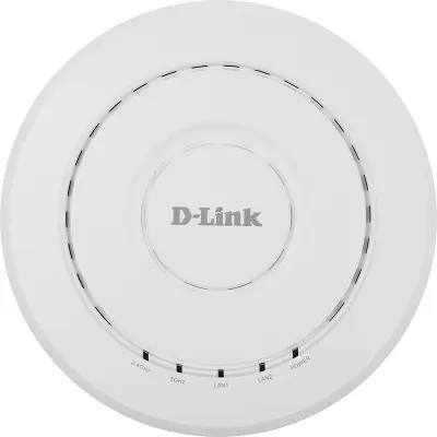 Точка доступа D-link DWL-X8630AP, LAN: 2x2.5 Гбит/с, 802.11a/b/g/n/ac/ax, 2.4 / 5 ГГц, до 2.4 Гбит/с