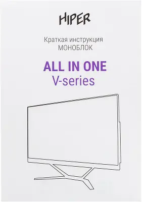 Моноблок HIPER V31 23.8" FHD i5-12400/16/512 SSD/WF/BT/Cam/Kb+Mouse/Linux,черный