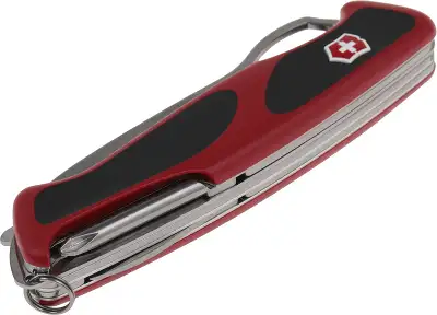 Нож перочинный Victorinox RangerGrip 78 (0.9663.MC) 130мм 12функц. красный/черный карт.коробка