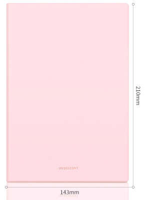 Блокнот Deli 22283LT-PINK 210х143мм искусст. кожа 96л светло-розовый