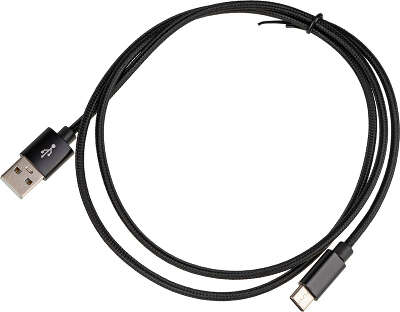 Кабель USB (m)-USB Type-C (m) 1м черный