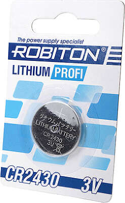 Элемент питания ROBITON PROFI CR2430 [R-CR2430-BL1] (1 шт в блистере)