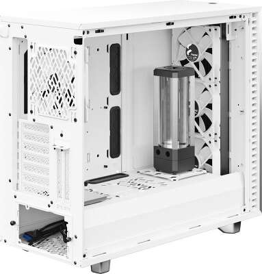 Корпус Fractal Design Define 7 Clear Tempered Glass, белый, EATX, Без БП (FD-C-DEF7A-06)