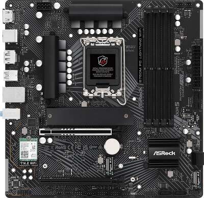 Материнская плата mATX LGA1700 ASRock B760M PG LIGHTNING WIFI