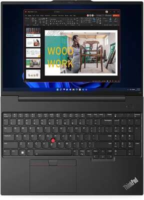 Ноутбук Lenovo ThinkPad E16 G1 16" WUXGA IPS i7-13700H/32/512Gb SSD/Без OC черный