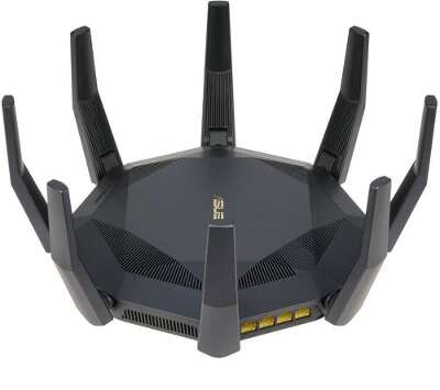 Роутер Wi-Fi ASUS RT-AX89X, 802.11a/b/g/n/ac/ax, 2.4 / 5 ГГц (90IG04J1-BM3010)