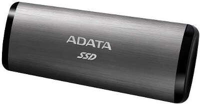 Накопитель SSD A-Data USB3.2 Gen2 512GB ASE760-512GU32G2-CTI SE760 1.8" серый