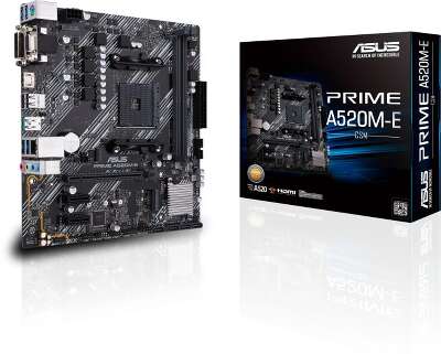 Материнская плата mATX LGAAM4 ASUS PRIME A520M-E/CSM