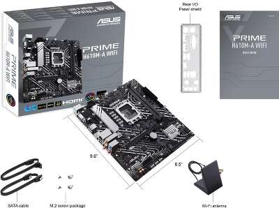 Материнская плата mATX LGA1700 ASUS PRIME H610M-A WIFI