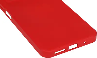 Чехол (клип-кейс) BoraSCO для Xiaomi Redmi 10 Microfiber Case красный (40472)