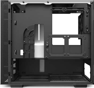 Корпус NZXT H210 Black/white, белый, mini-ITX, Без БП (CA-H210B-W1)