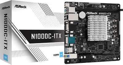 Материнская плата mini-ITX SoC ASRock N100DC-ITX