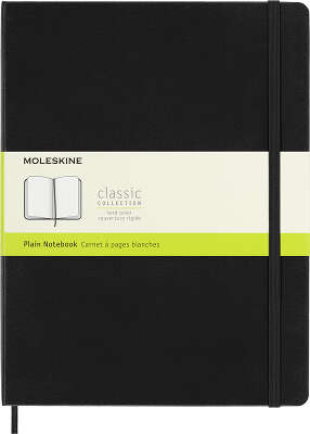 Блокнот Moleskine CLASSIC QP092 XLarge 190х250мм 192стр. нелинованный твердая обложка черный