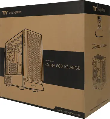 Корпус Thermaltake Ceres 500 TG ARGB, белый, EATX, Без БП (CA-1X5-00M6WN-00)