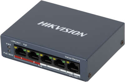 Коммутатор Hikvision DS-3E0105P-E