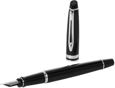 Ручка перьев. Waterman Expert 3 (S0951760) Black CT M сталь нержавеющая подар.кор.