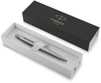 Ручка гелев. Parker Jotter Core K694 (CW2020646) Stainless Steel CT M черн. черн. подар.кор.