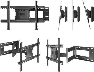 Кронштейн для телевизора Onkron M7L черный 40"-75" макс.68.2кг настенный поворот и наклон