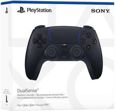 Геймпад Беспроводной PlayStation DualSense черный для: PlayStation 5