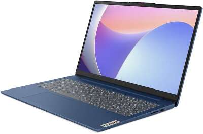 Ноутбук Lenovo IdeaPad 3 Slim 15IAH8 15.6" FHD IPS i5-12450H/8/512Gb SSD/Без OC синий