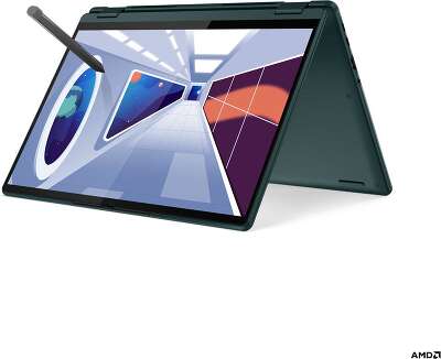 Ноутбук Lenovo Yoga 6 13ABR8 13.3" WUXGA Touch IPS R5 7530U/16/512Gb SSD/Без OC темно-зеленый