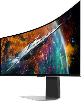 Монитор 49" Samsung Odyssey G9 S49CG954SI OLED 5120x1440 HDMI, DP, USB-Hub серебристый