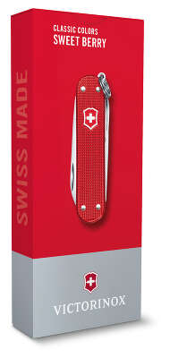 Нож перочинный Victorinox Classic SD Alox Sweet Berry (0.6221.201G) 58мм 5функц. подар.коробка