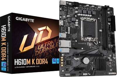 Материнская плата mATX LGA1700 GIGABYTE H610M K DDR4 2.0