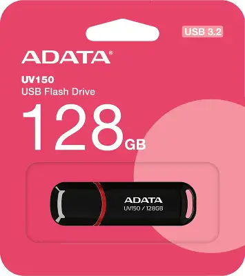 Флеш Диск A-Data 128GB AUV150 AUV150-128G-RBK USB3.0 черный