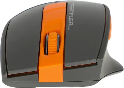 Мышь A4Tech Fstyler FG30S серый/оранжевый оптическая 2000dpi silent беспров. USB 6but (FG30S ORANGE)