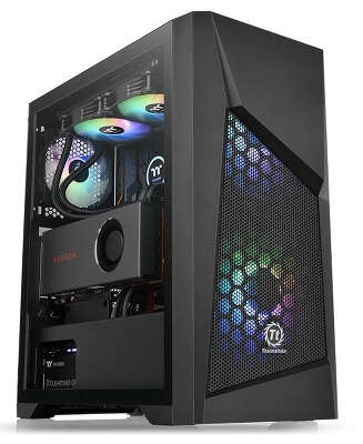 Корпус Thermaltake Commander G32 TG ARGB, черный, ATX, Без БП (CA-1P2-00M1WN-00)