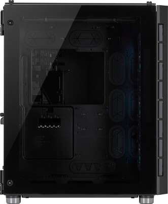 Корпус Corsair Crystal, черный, ATX, Без БП (CC-9011168-WW)