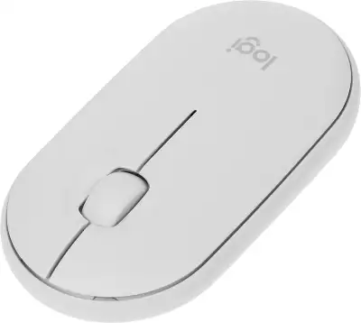 Мышь Logitech Pebble M350 белый оптическая 1000dpi silent беспров. BT/Radio USB для ноутбука 3but (910-005541)