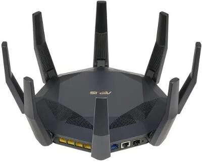 Роутер Wi-Fi ASUS RT-AX89X, 802.11a/b/g/n/ac/ax, 2.4 / 5 ГГц (90IG04J1-BM3010)