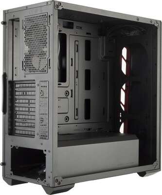 Корпус COOLERMASTER MB510L Window Grey, черный, ATX, Без БП (MCB-B510L-KANN-S02)