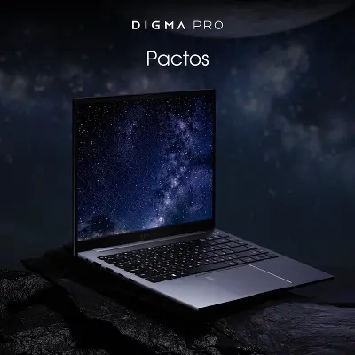 Ноутбук DIGMA PRO Pactos 14" FHD IPS i5-1235U/16/512Gb SSD/W11Pro темно-серый