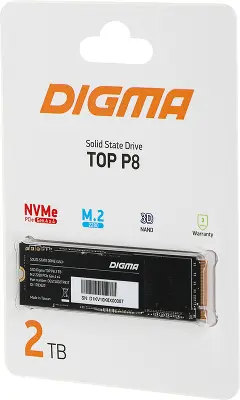 Твердотельный накопитель NVMe 2Tb [DGST4002TP83T] (SSD) Digma Top P8