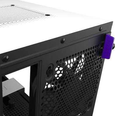 Корпус NZXT H210 Black/white, белый, mini-ITX, Без БП (CA-H210B-W1)