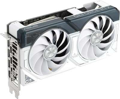 Видеокарта ASUS NVIDIA nVidia GeForce RTX 4060Ti DUAL-RTX4060TI-O8G-WHITE 8Gb DDR6X PCI-E HDMI, 3DP