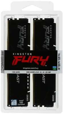 Набор памяти DDR5 DIMM Гб DDR6000 Kingston FURY Beast Black (KF560C40BBK2-16)