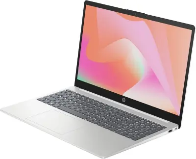 Ноутбук HP 15-fc0002nia 15.6" FHD IPS R5 7520U/8/512Gb SSD/Без OC белый/серебристый