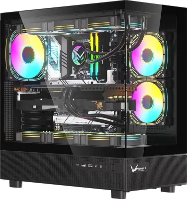 Корпус Formula CRYSTAL Z8 FLOE, черный, ATX, без БП (CRYSTAL Z8 B FLOE)